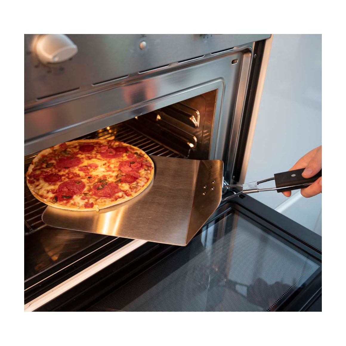 Folding pizza peel