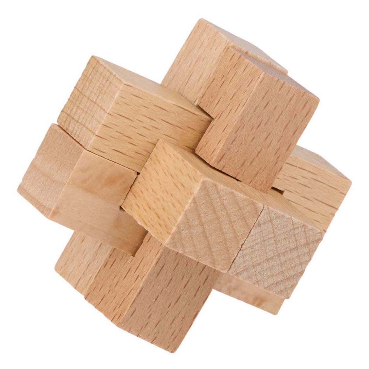 Wooden brain puzzle