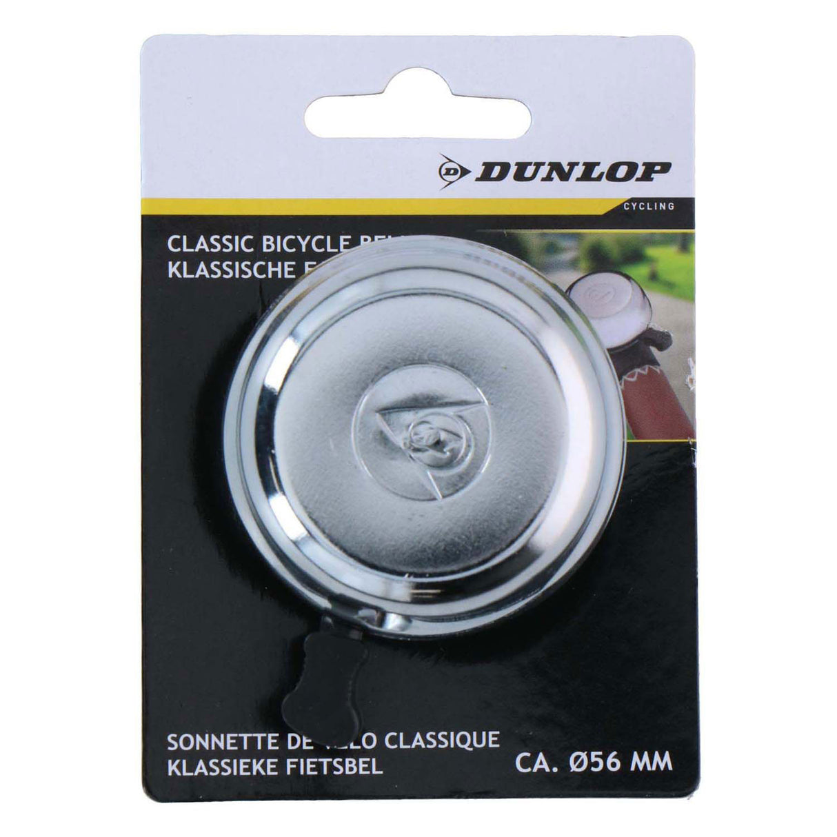 Classic silver bicycle bell