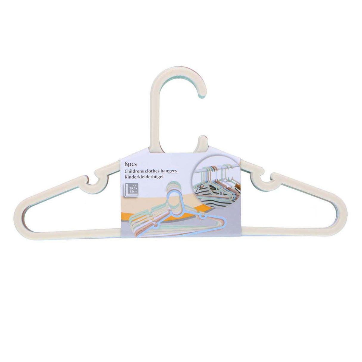 Set of 6 children's clothes hangers
