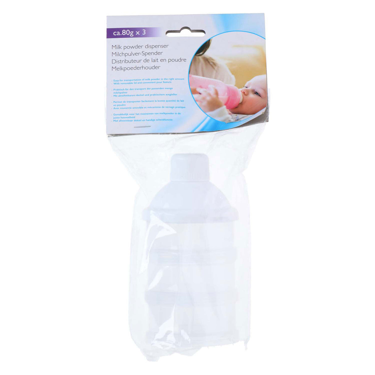 Milk powder containers, 3 pcs.