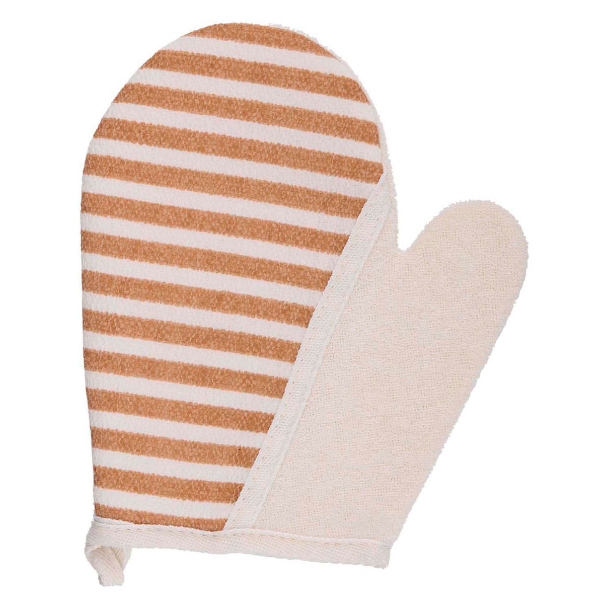 Bath glove stripes