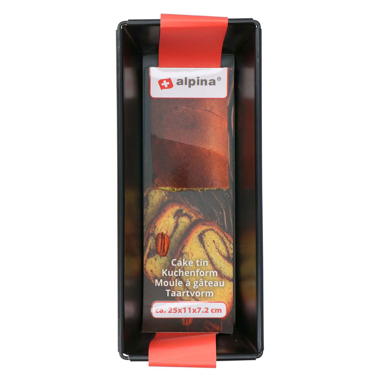 Model za torto Alpina 25x11x7,2 cm črn