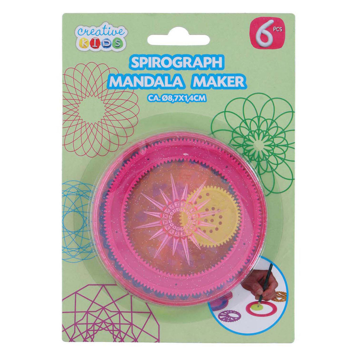 Spirograph mandala maker set 6