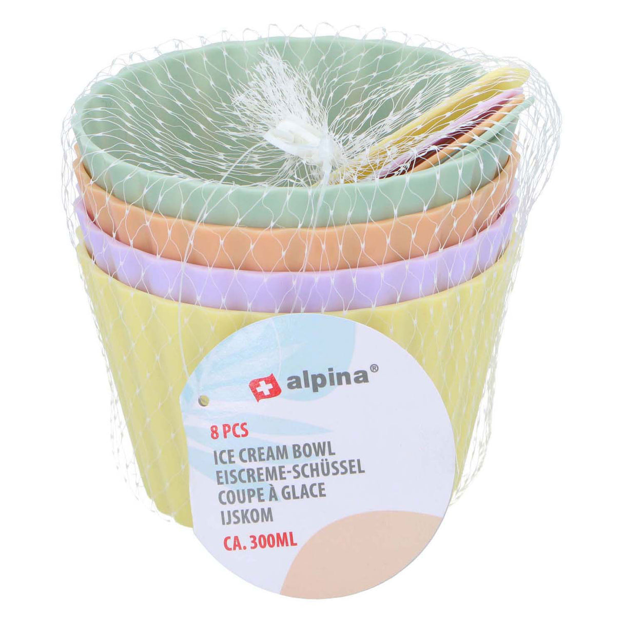 Ice cream bowl, 8 pcs.