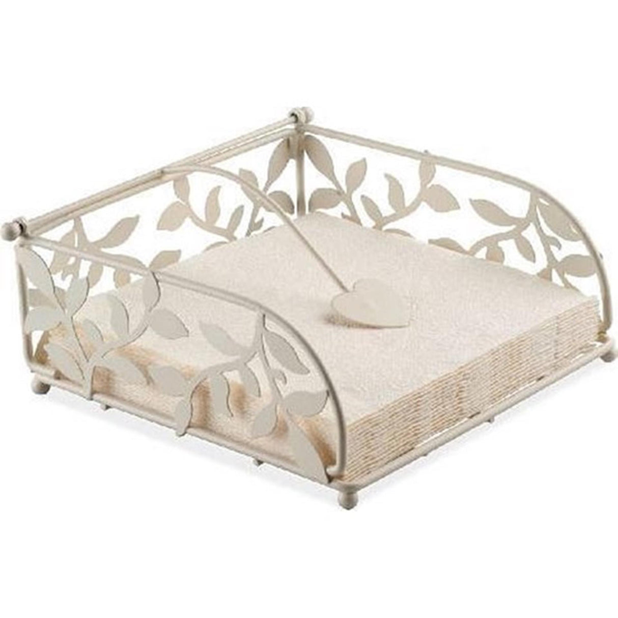 Ambiente Ambiente Serviettenhalter 18x18 cm Creme