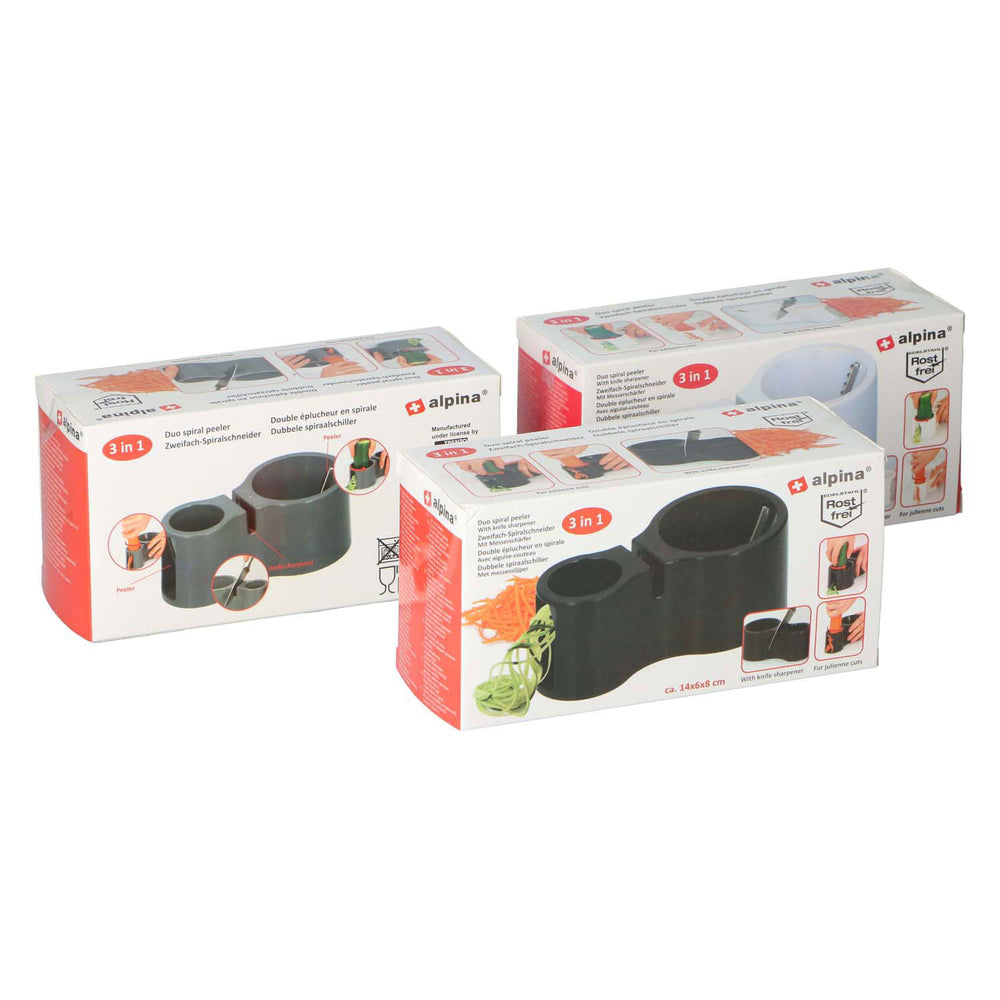Alpina spiral peeler 3in1