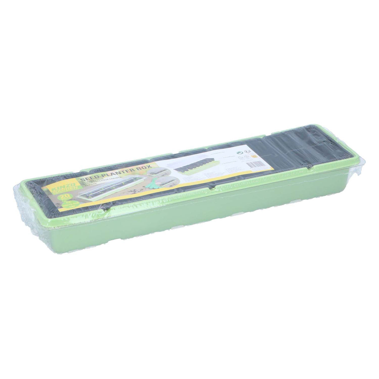 Seed tray with 12 compartments