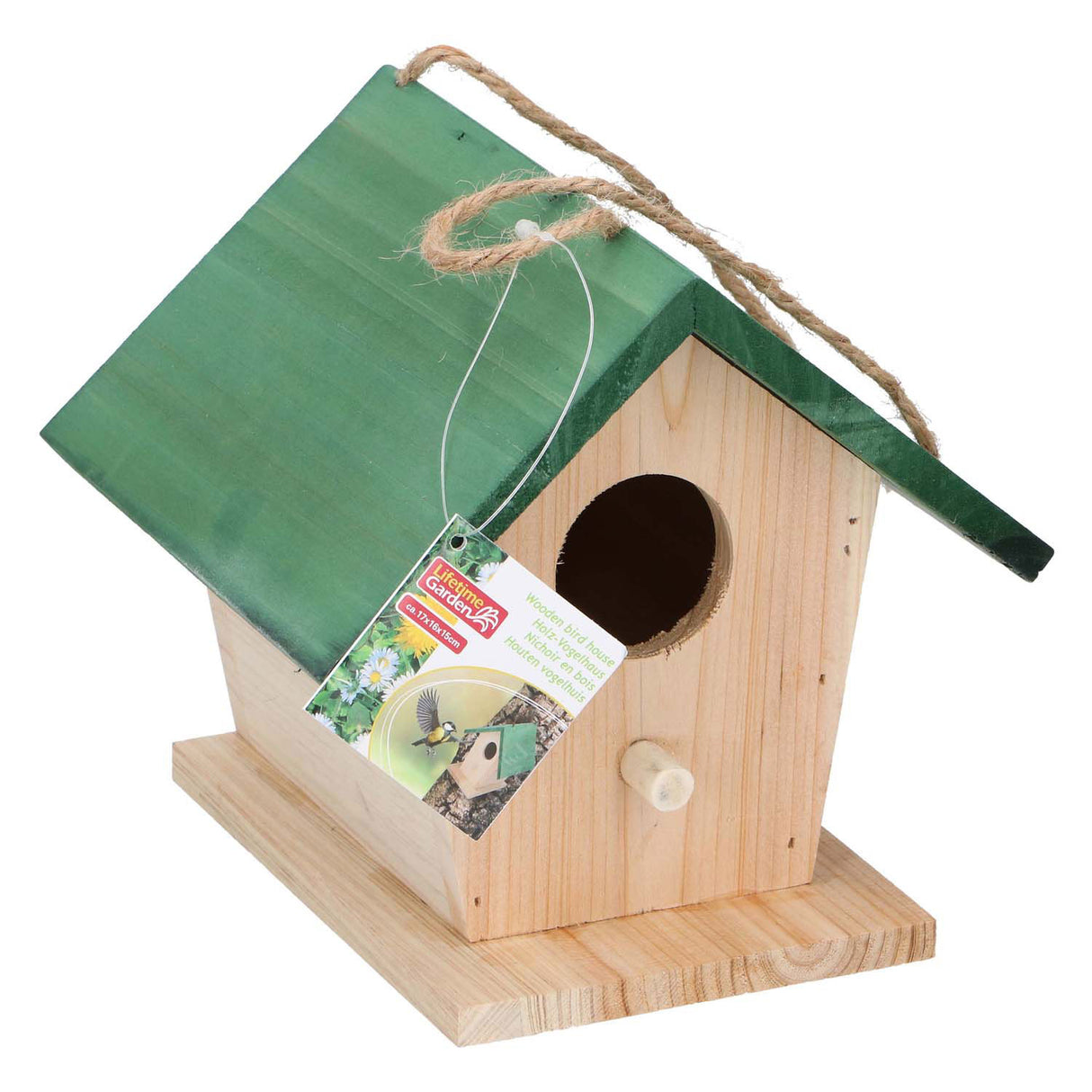 Birdhouse 17x16x15cm