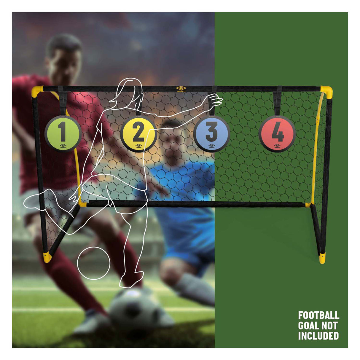 Football targets, 4 pcs.