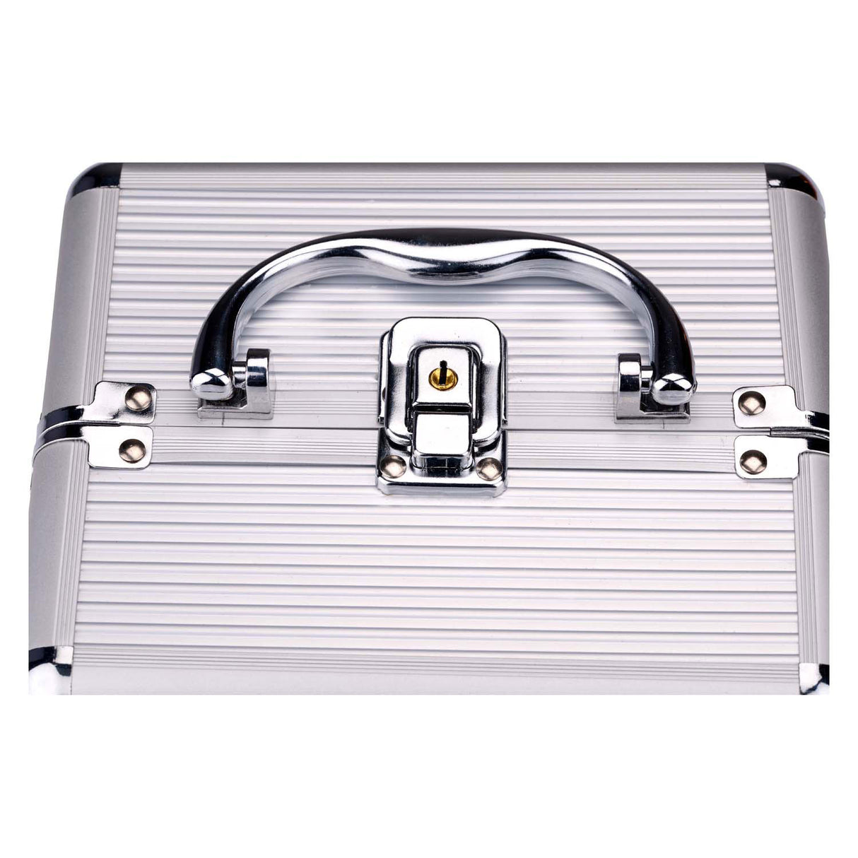 Make-up koffer zilver