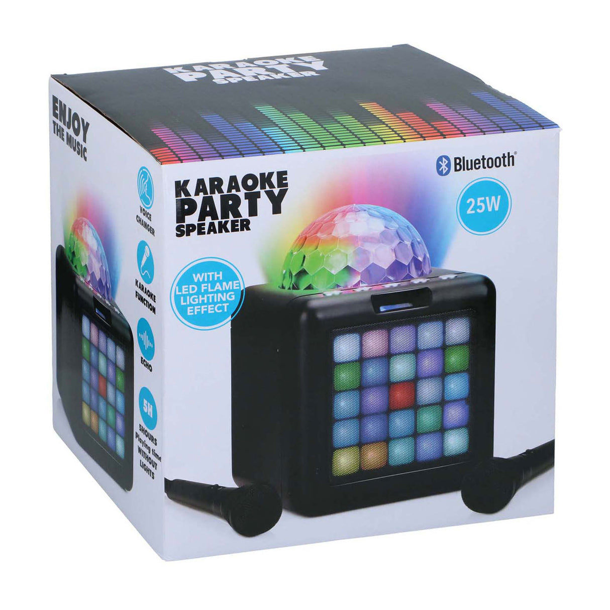 Karaoke partyspeaker bt 10w 25