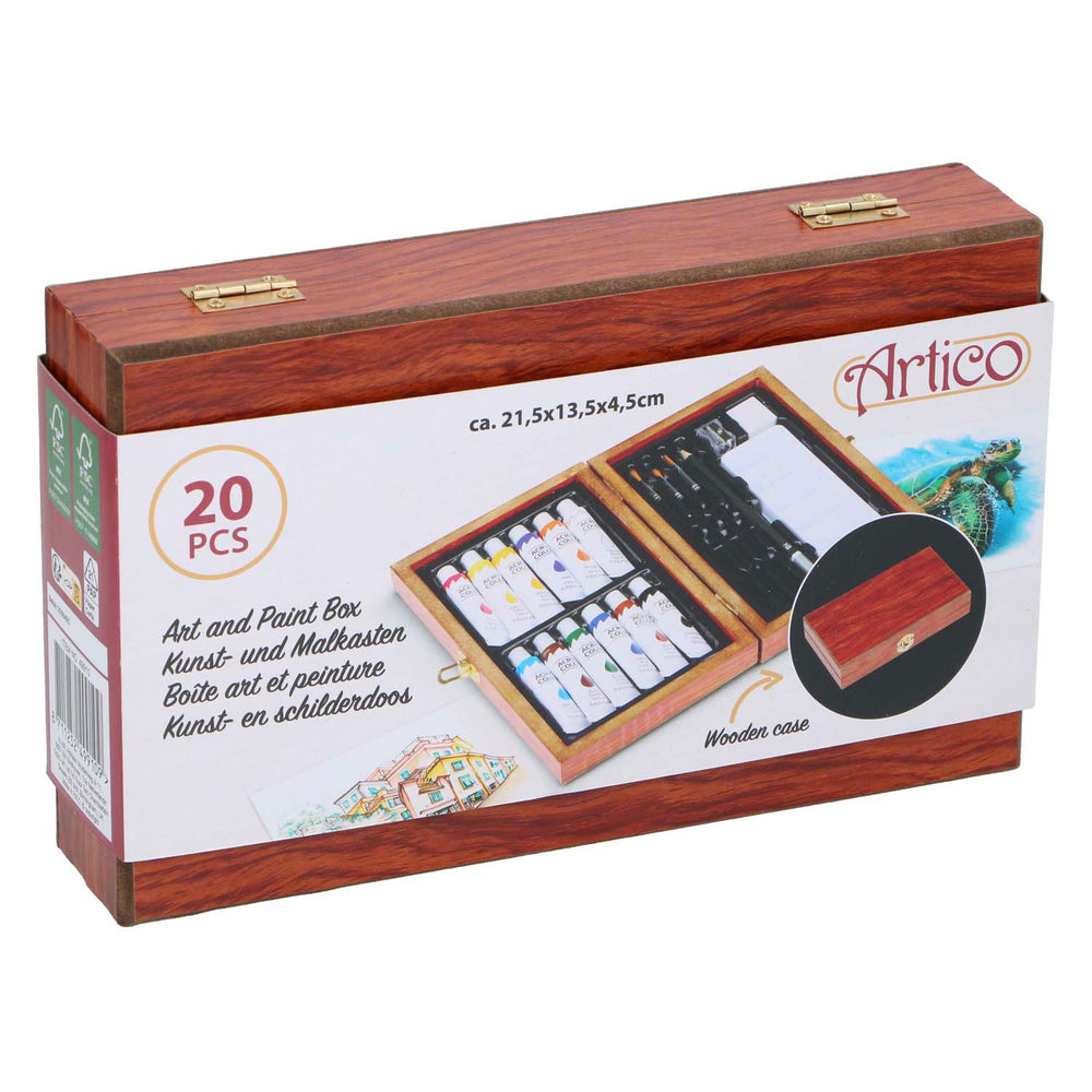Art and painting box, 20 pcs.