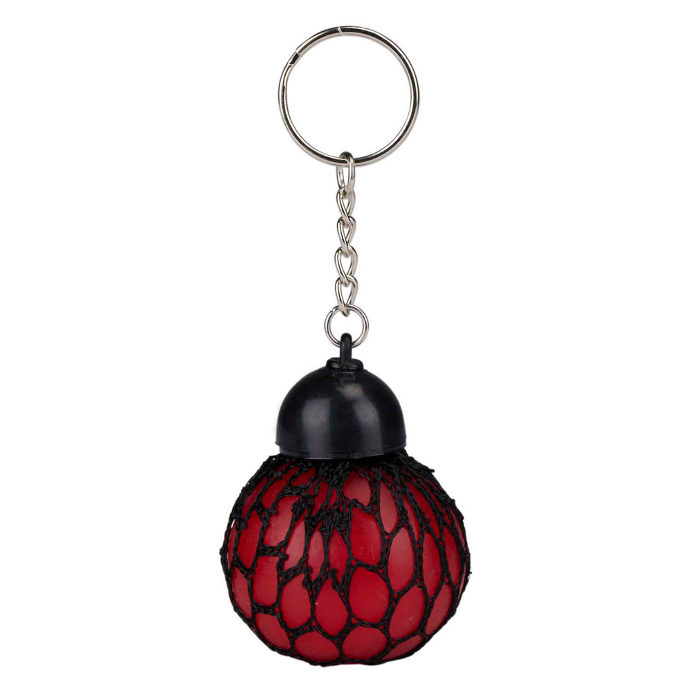 Keychain mesh squish ball