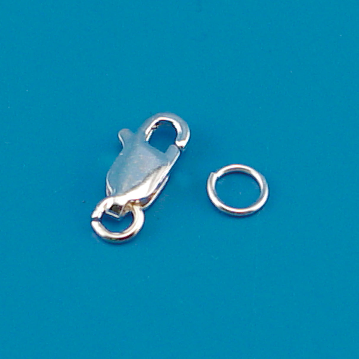 Vaessen creative • lobster clasp 14mm 2pcs silver plated