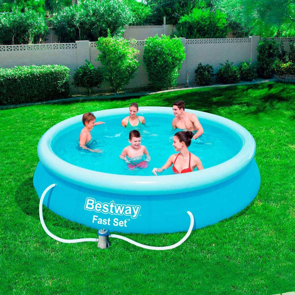 Bestway fast set swimming pool (with filter pump), 366x76cm