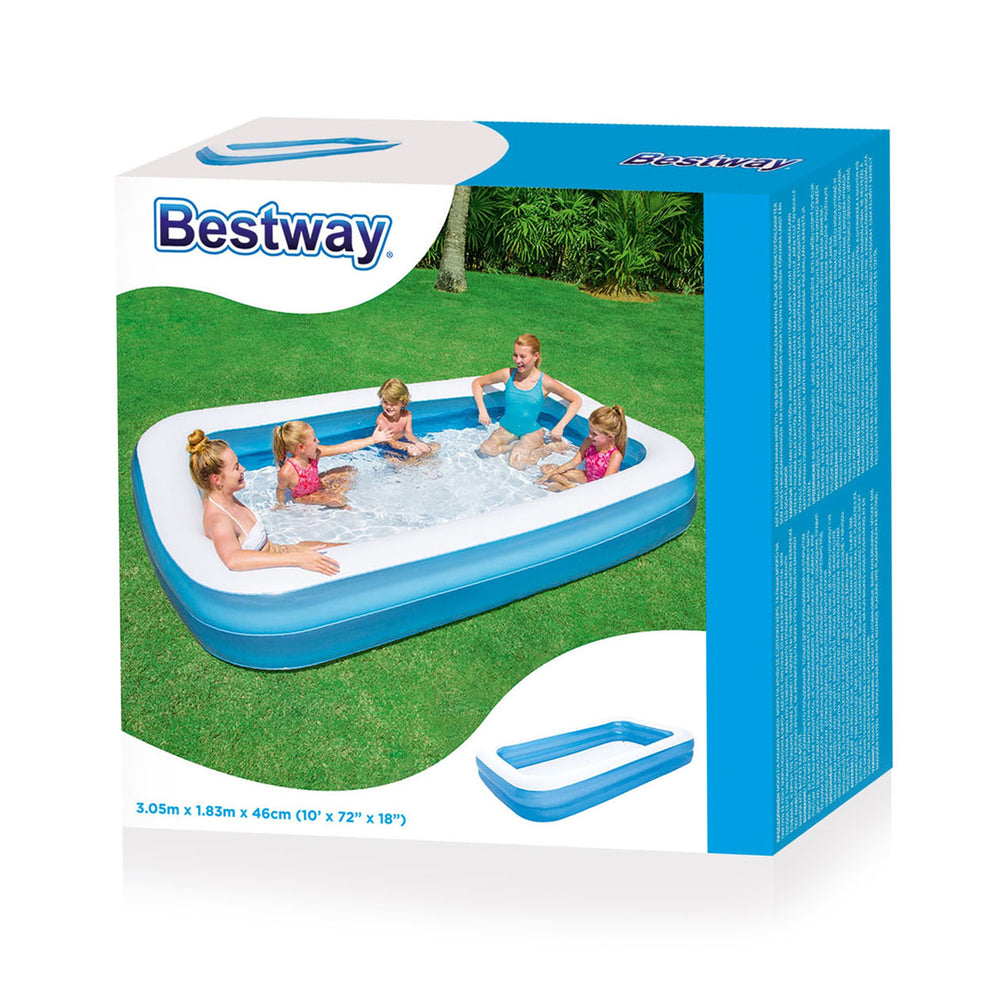 Rettangolo della piscina della famiglia Bestway, 305x183x46cm