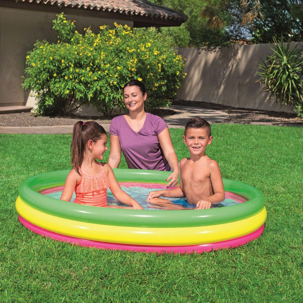Bestway 3-Rings Swimming Pool Summer, 152cm