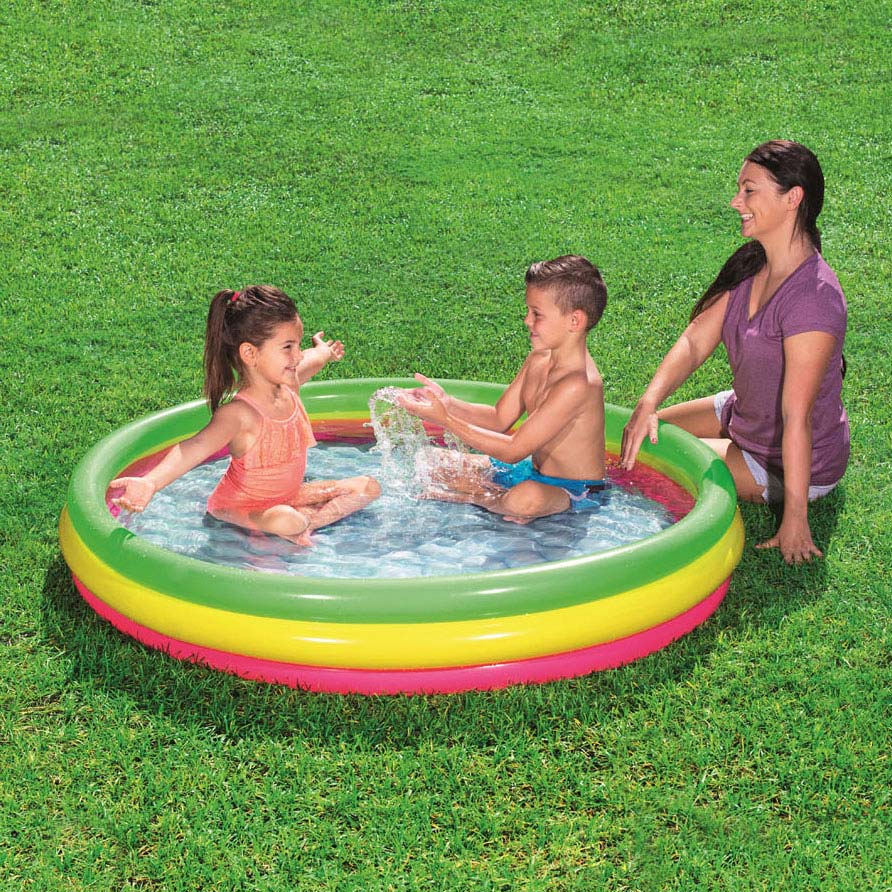 Bestway 3-Rings Swimming Pool Summer, 152cm