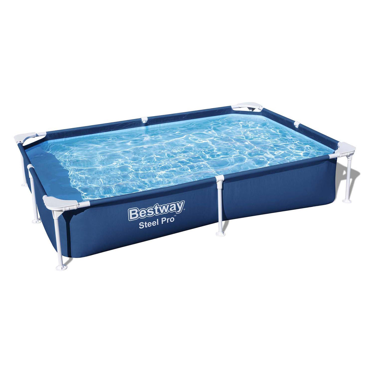 BESTWAY SWIPING Pool Stahlprofi Rechteck, 221 cm