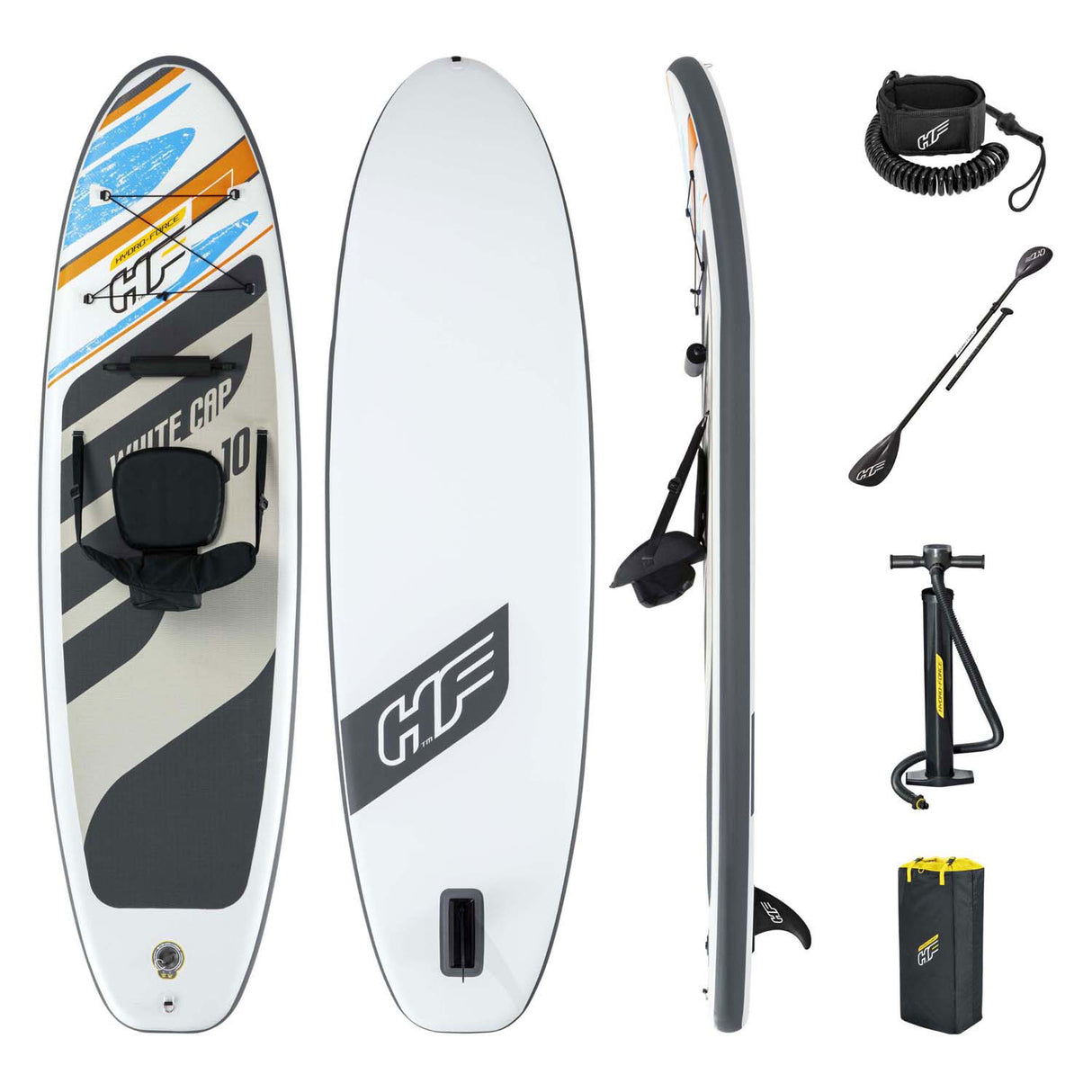 BESTWAY - Hydro Force White Cap Convertible SUP SEP
