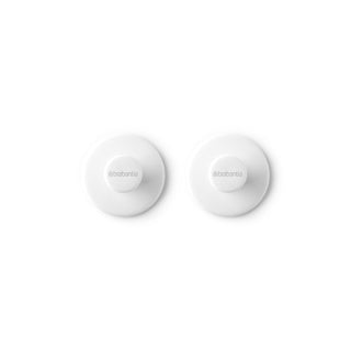 Brabantia renew towel hooks, set of 2 - white | 2 pcs