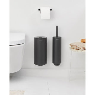 Accesorios para el baño de mentalidad de Brabantia, conjunto de 3 grises infinitos minerales