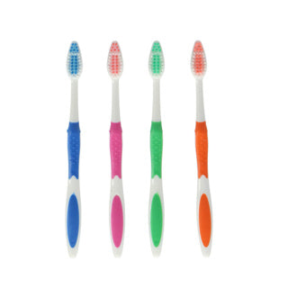 Exzellent pflegendes Zahnbürstenset 4-teilig | 12 Stück