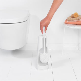 Brabantia brosse de toilette renouveler avec support blanc