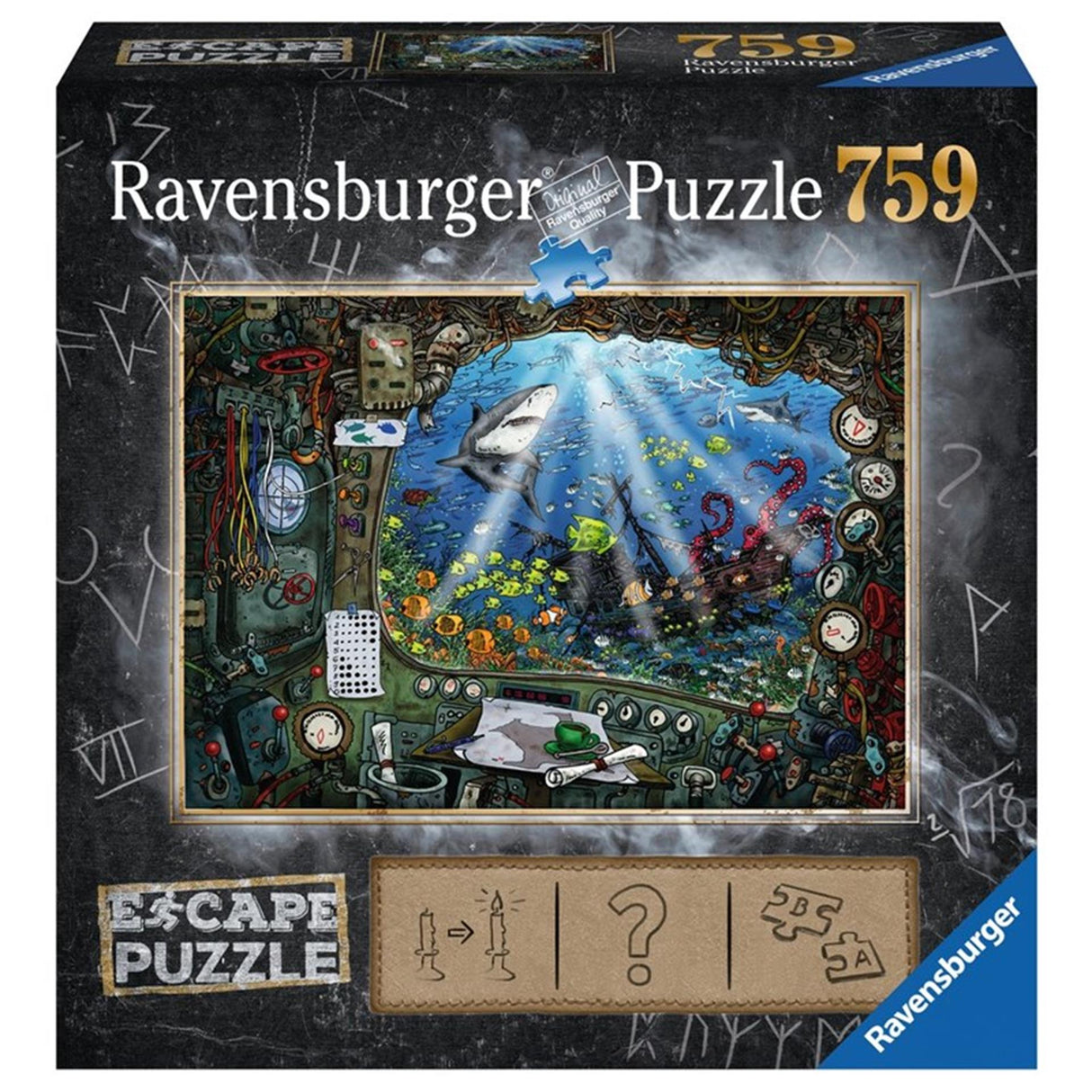 De Ravensburger Flucht Raum Puzzle - de Subar, 759st.