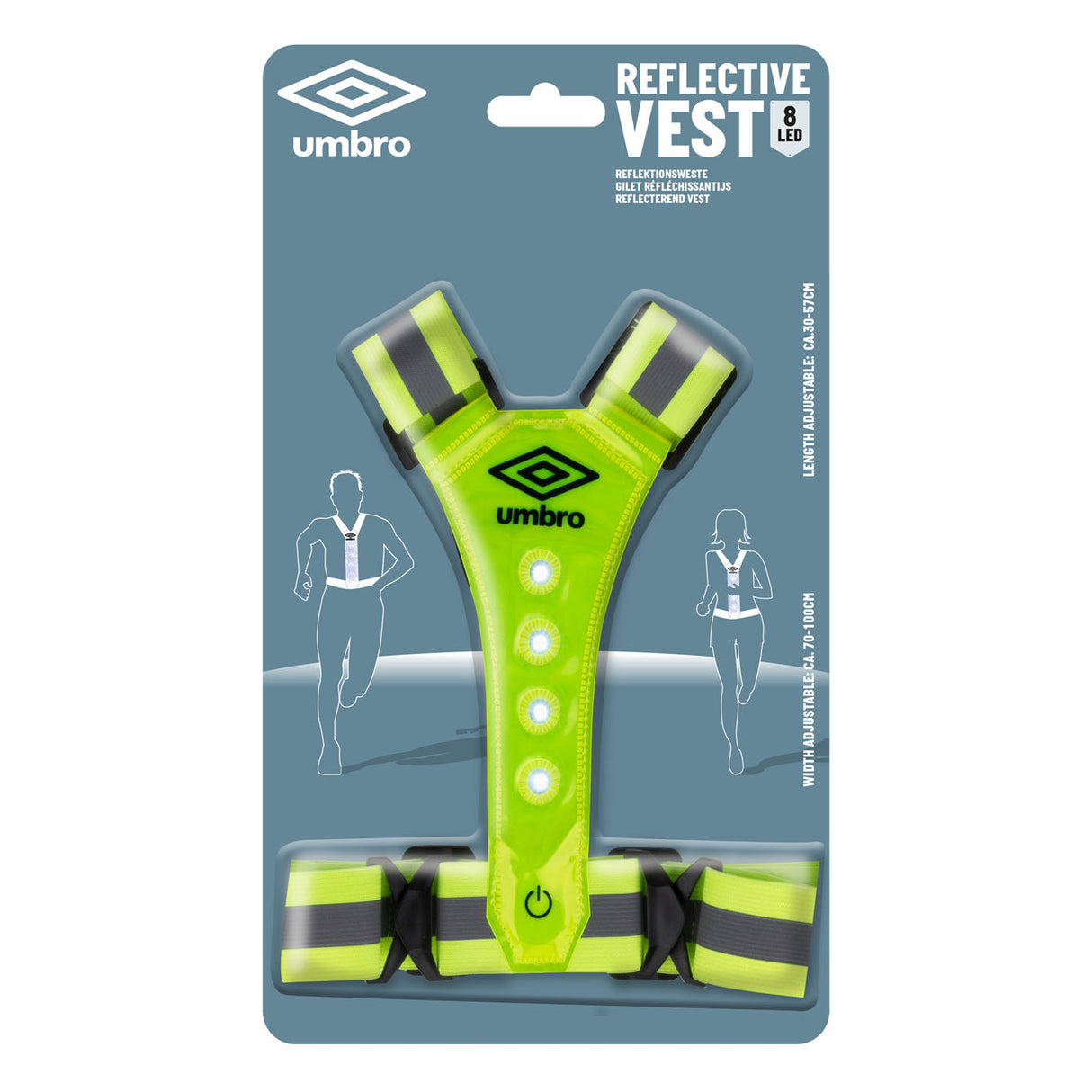Umbro odbijająca kamizelka z diodą LED
