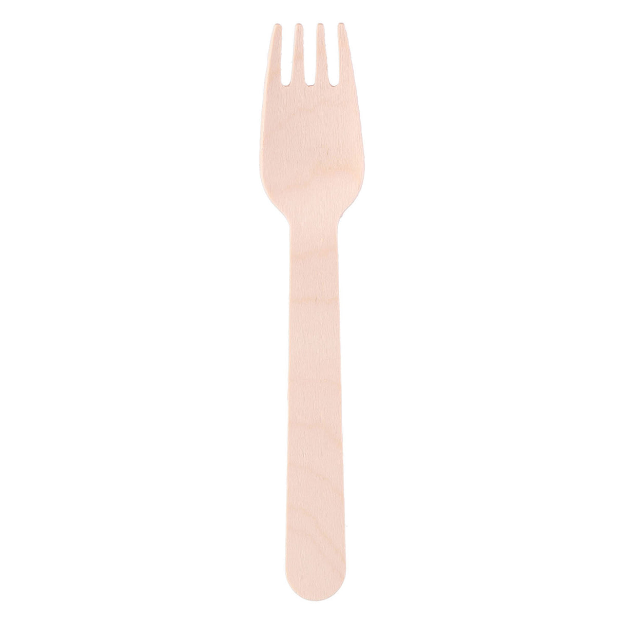 Disposable wooden fork 16cm, 50 pcs.