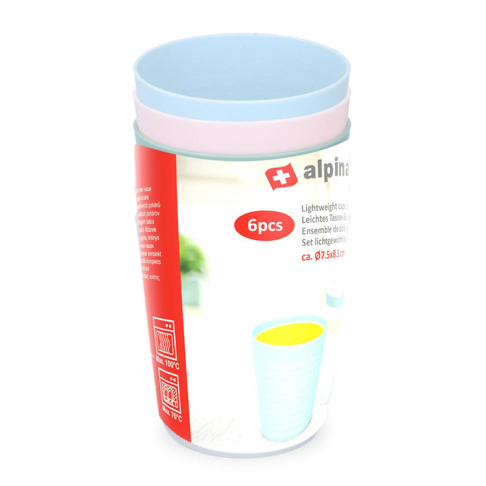 Alpina cup color, 6 pcs.