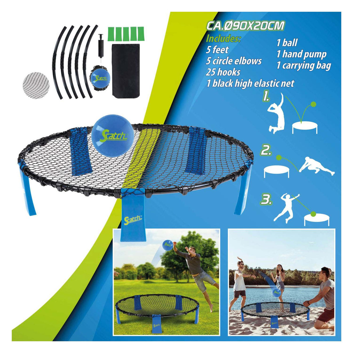 Scatch fangen und werfen Spielspyderball