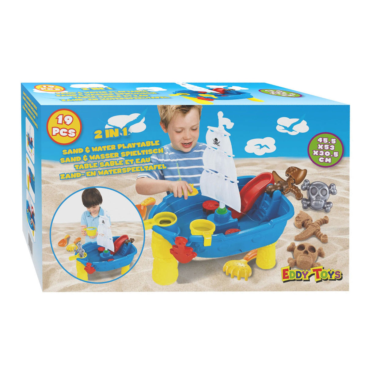 Arena y capa freática piratenboot, 19dlg.