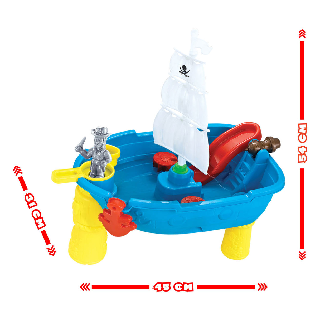 Arena y capa freática piratenboot, 19dlg.