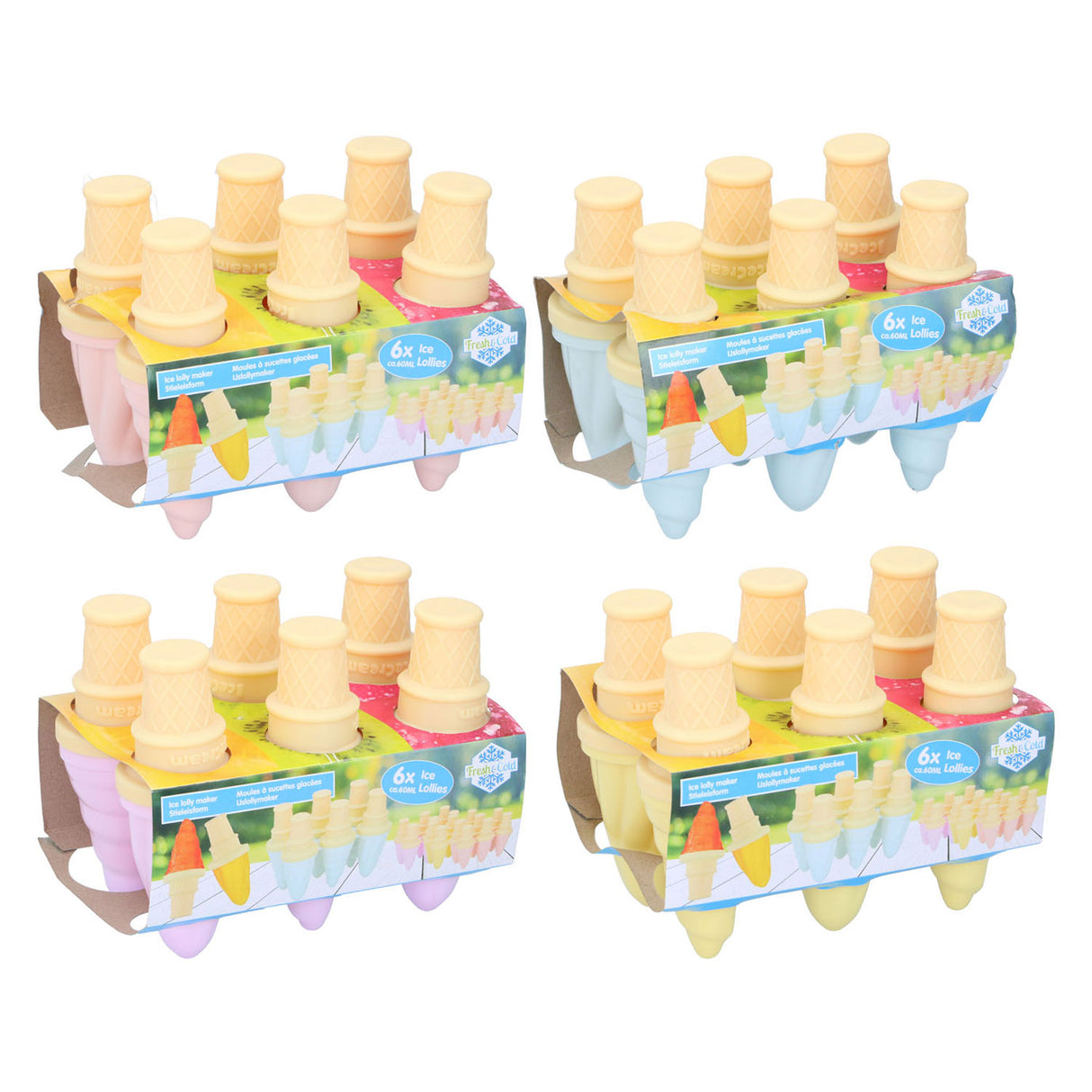 Icelolly Maker 60 ml, 6dlg.
