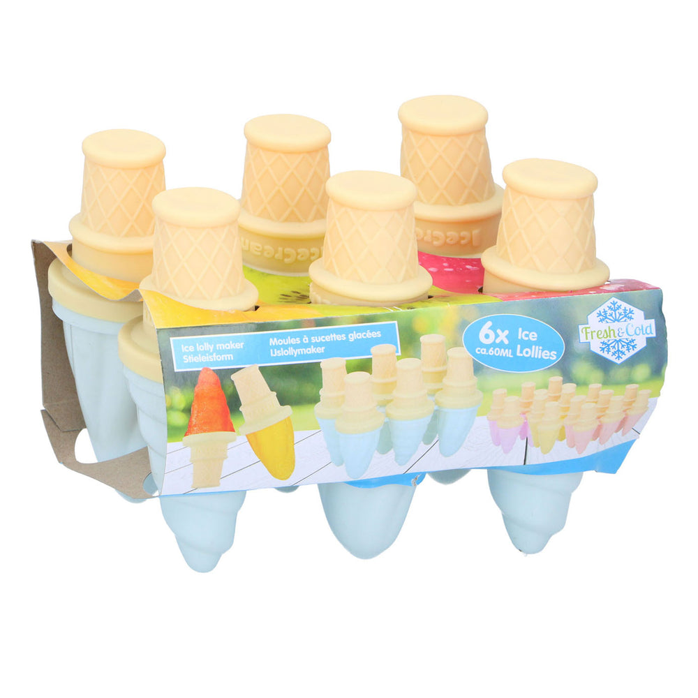 Ijslollymaker 60ml, 6dlg.