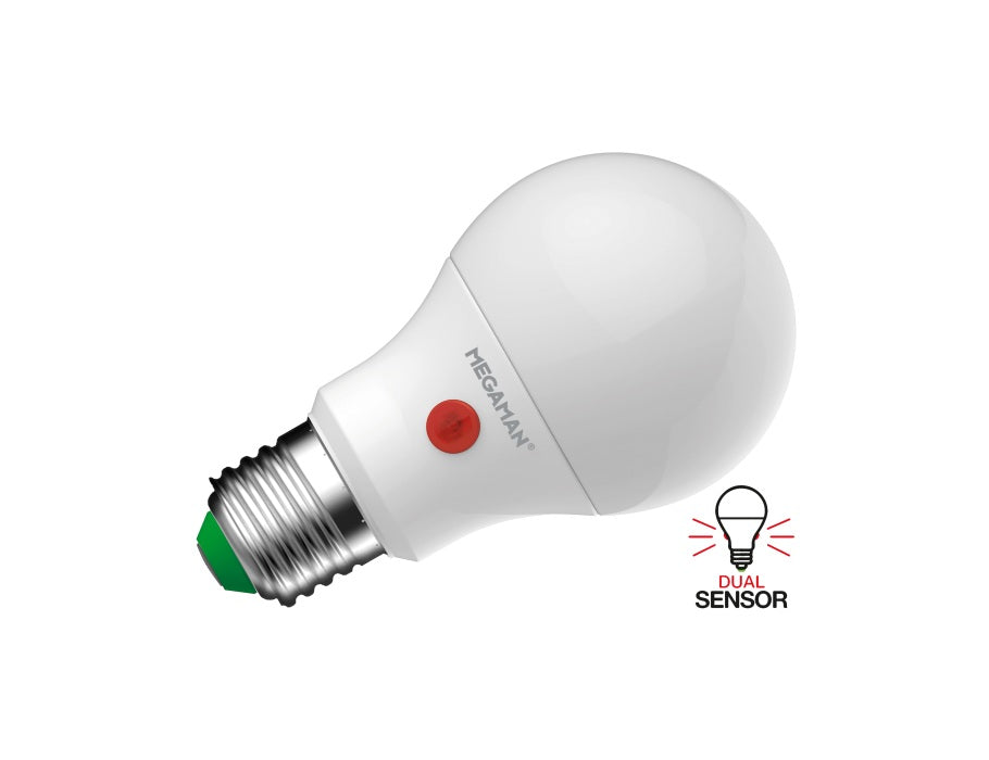 Megaman LED lempa - E27 - 470 lm - dienos ir nakties jutiklis