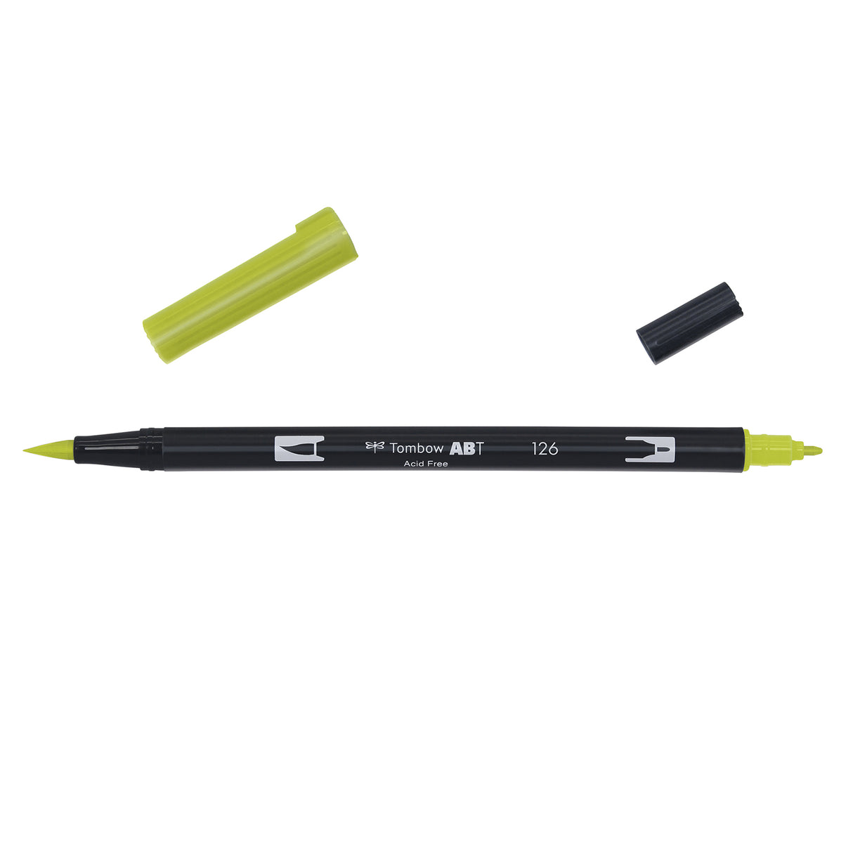 Tombow • brush pen abt dual brush pen light olive