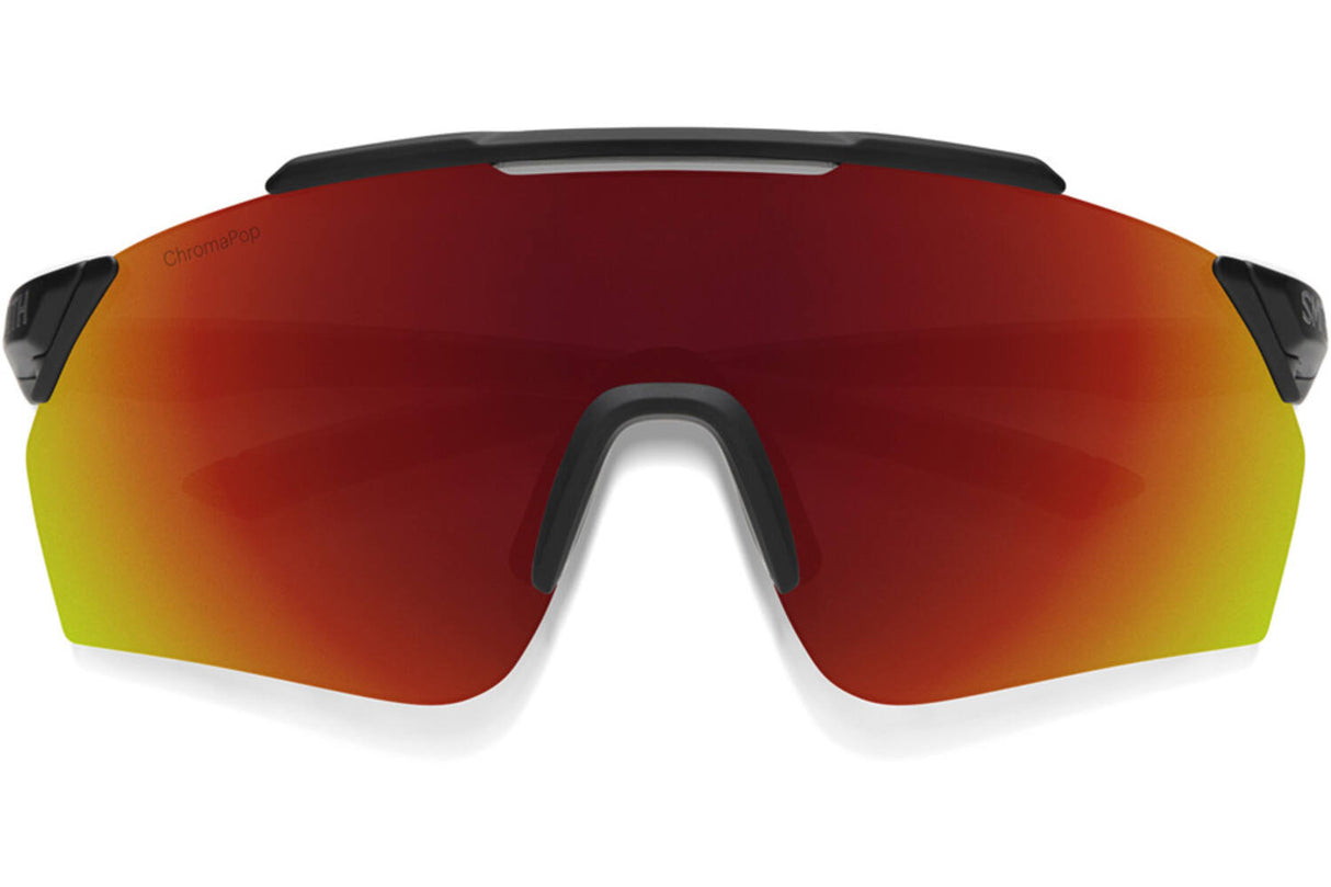 Smith Ruckus Bril Matte Black Chromapop piros tükör