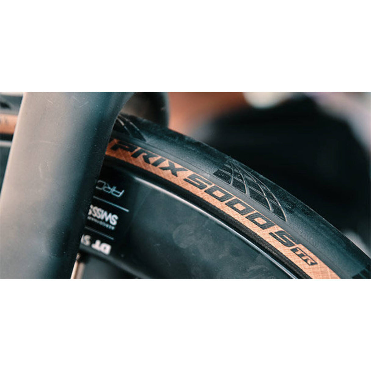 Continental Grand Prix Raceband 700x25c, marrone nero, tubeless, 25-622 Etro