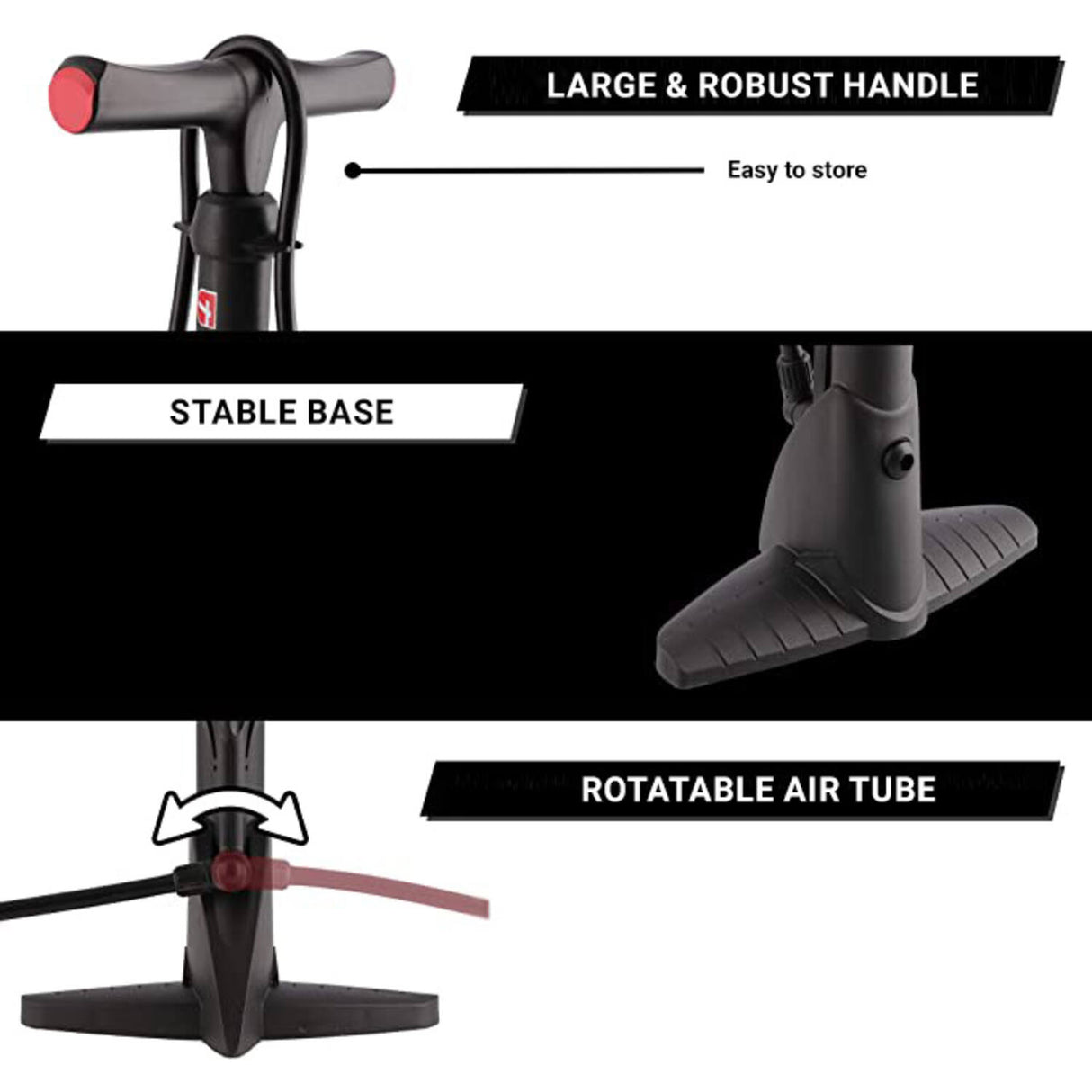 Trivio - bicycle pump storm high pressure 11 bar 160 psi