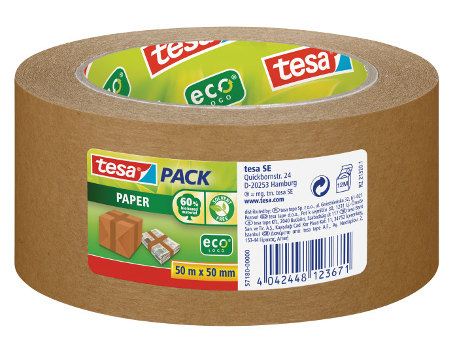 TESA -Verpackungsband braun - 1 x 50 m x 50 mm