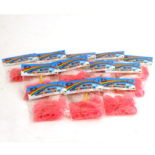 Loombands loom bands pearl pink 200 pieces