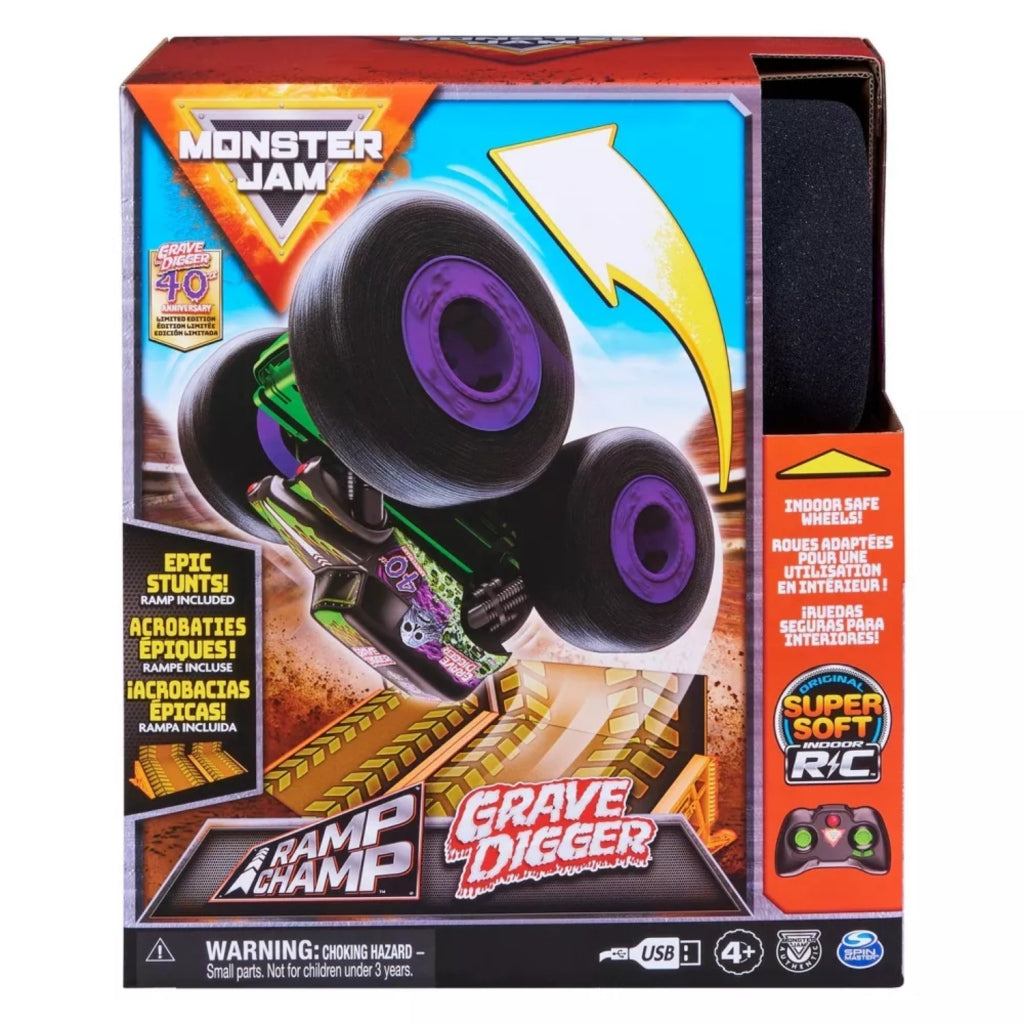 Monster Jam Monster Jam RC Grave Digger Rampa Campione 1:16