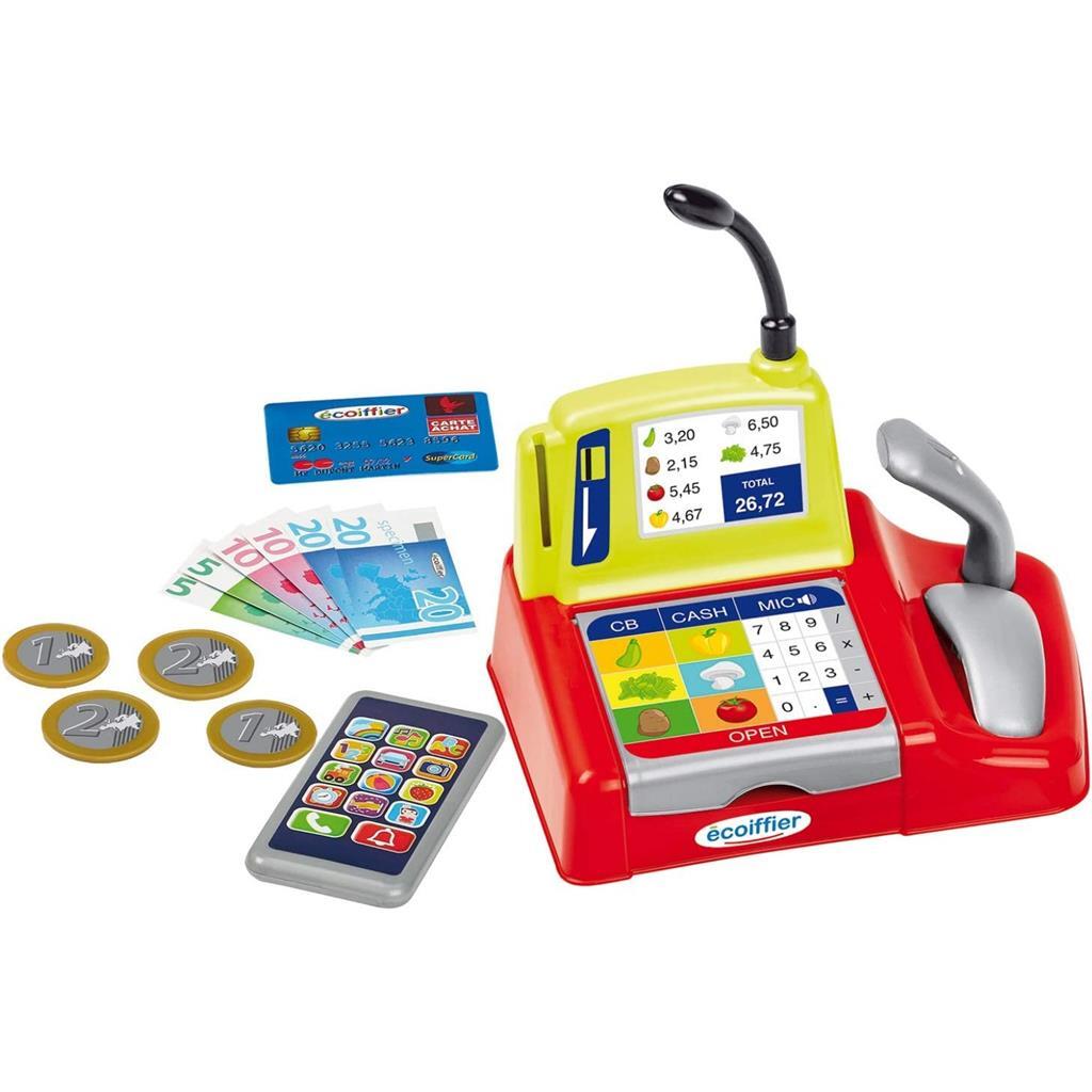 Igralni set Ecoiffier 100% chef blagajna