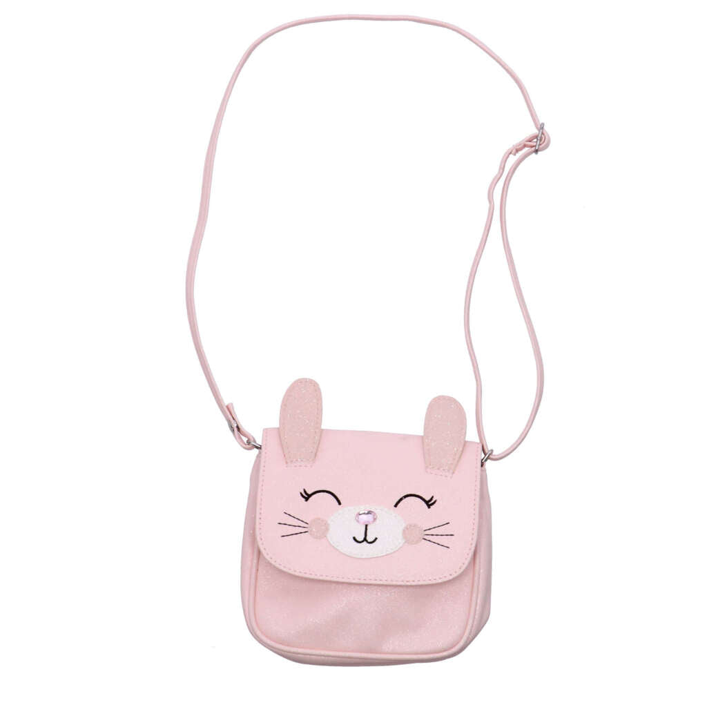 Bolso bandolera top fashion gato rosa