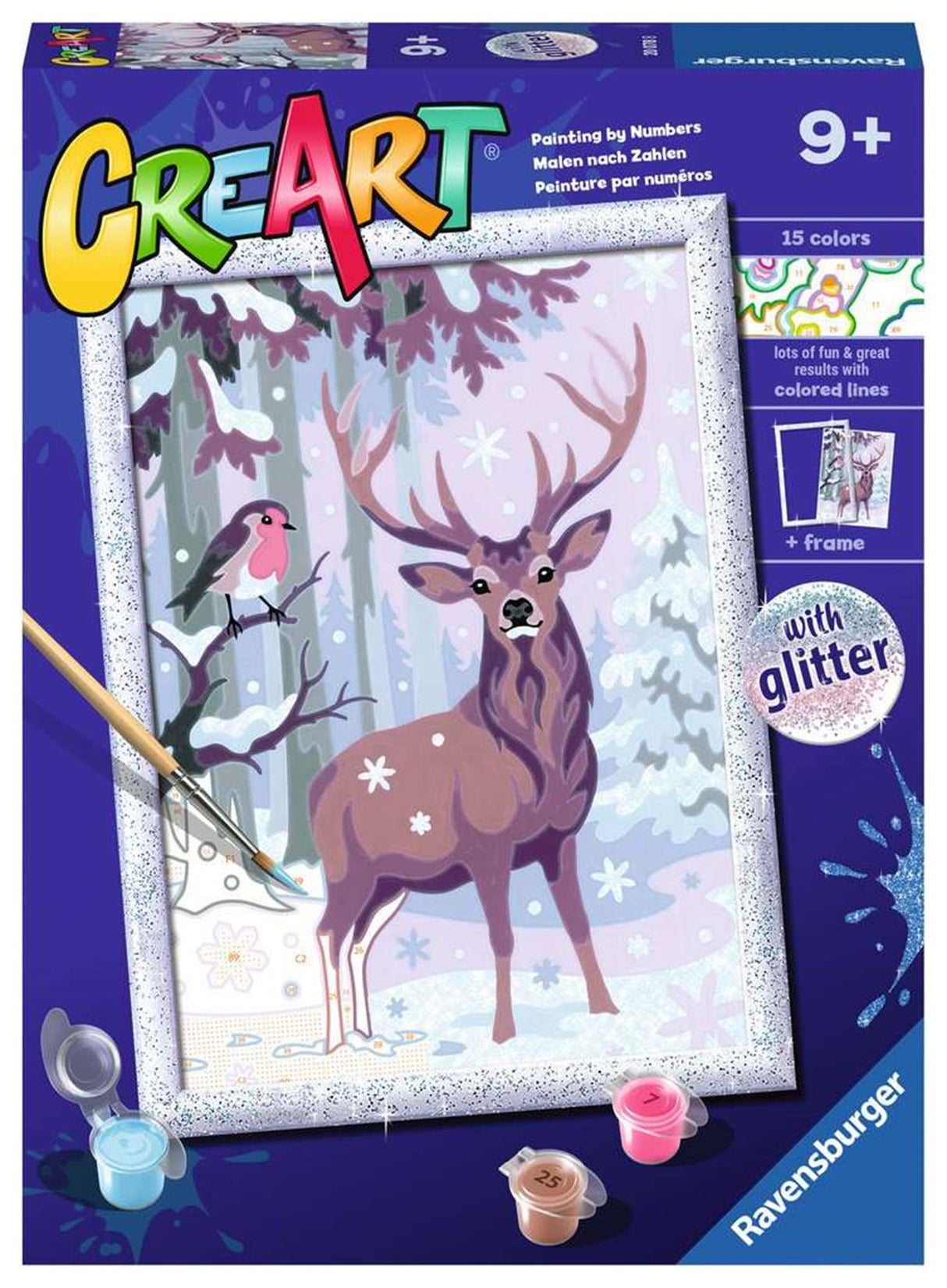 Ravensburger CreArt Paint by Number Festive Friends