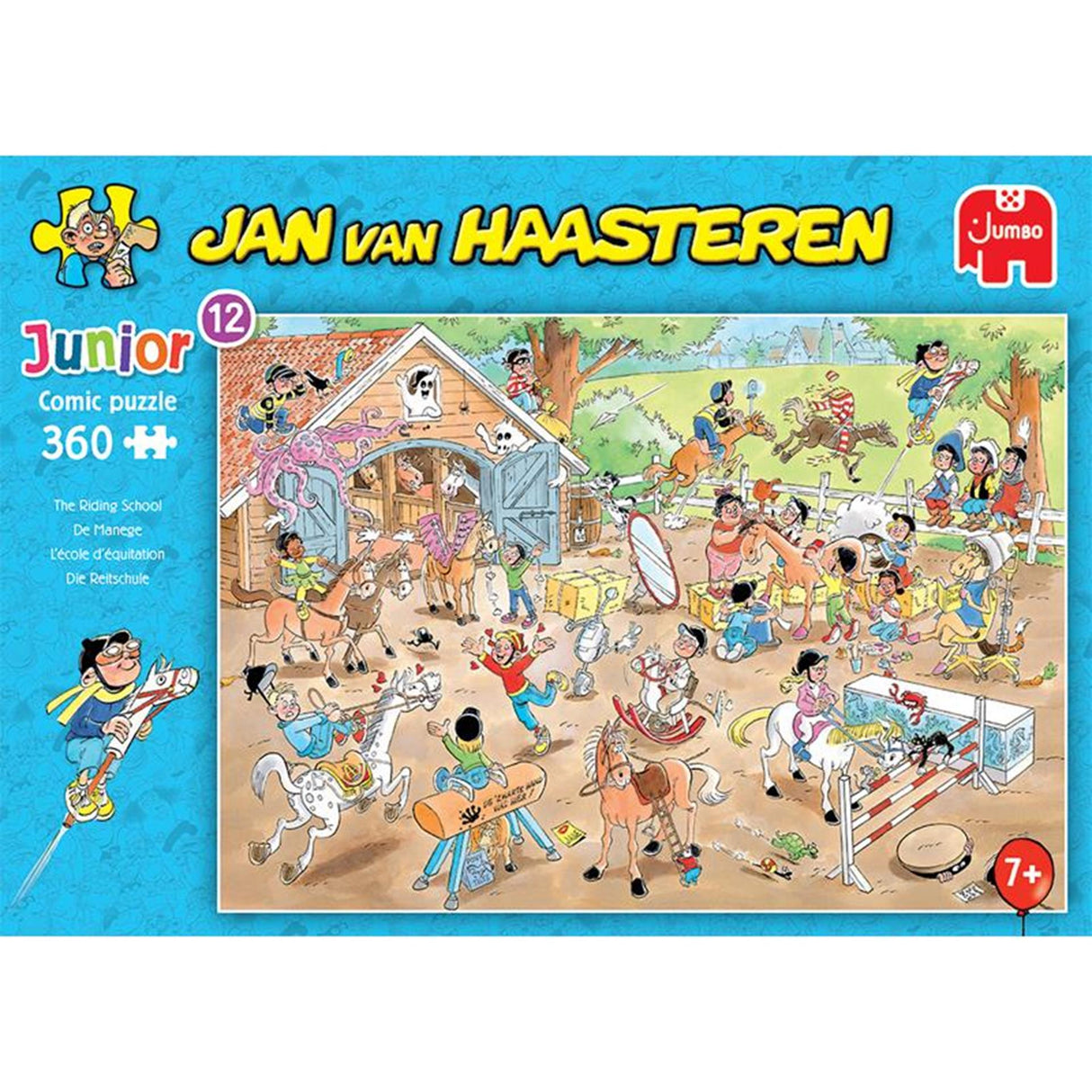 Jan van Haasteren Jigsaw Puzzle Junior - The Riding School, 360 pieces.